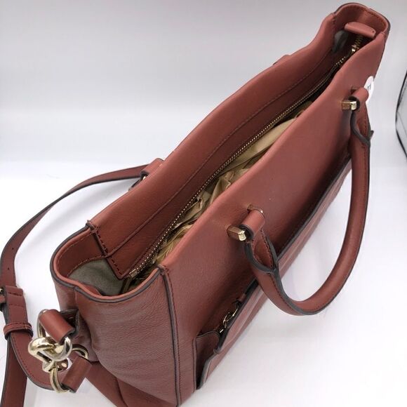 Vince Camuto Red Desert Lina Leather Purse - Picture 3 of 6